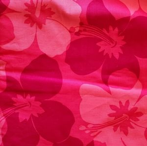 Cotton fabric, pink floral